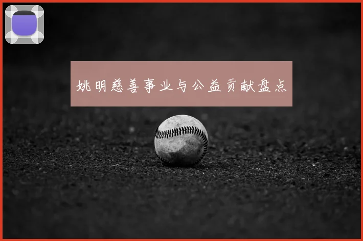 姚明慈善事业与公益贡献盘点